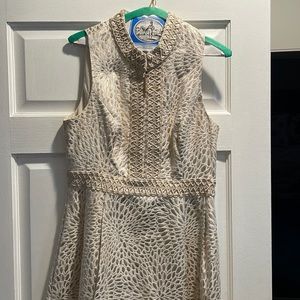 Franci High Collar Dress